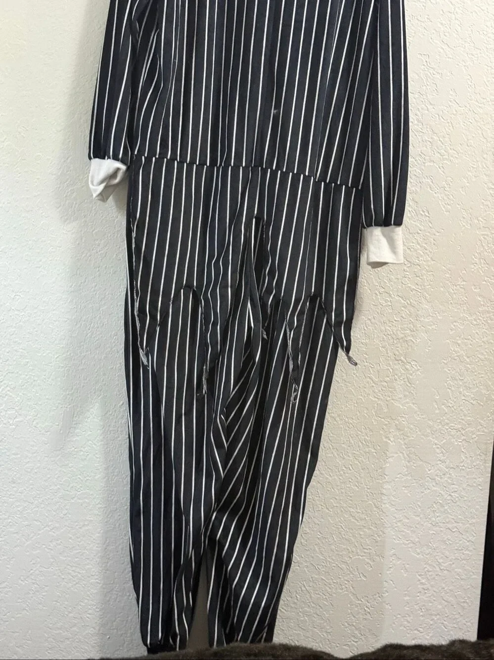 Adult Disney Jack Skellington Onesie Costume Halloween S M nightmare before Xmas
